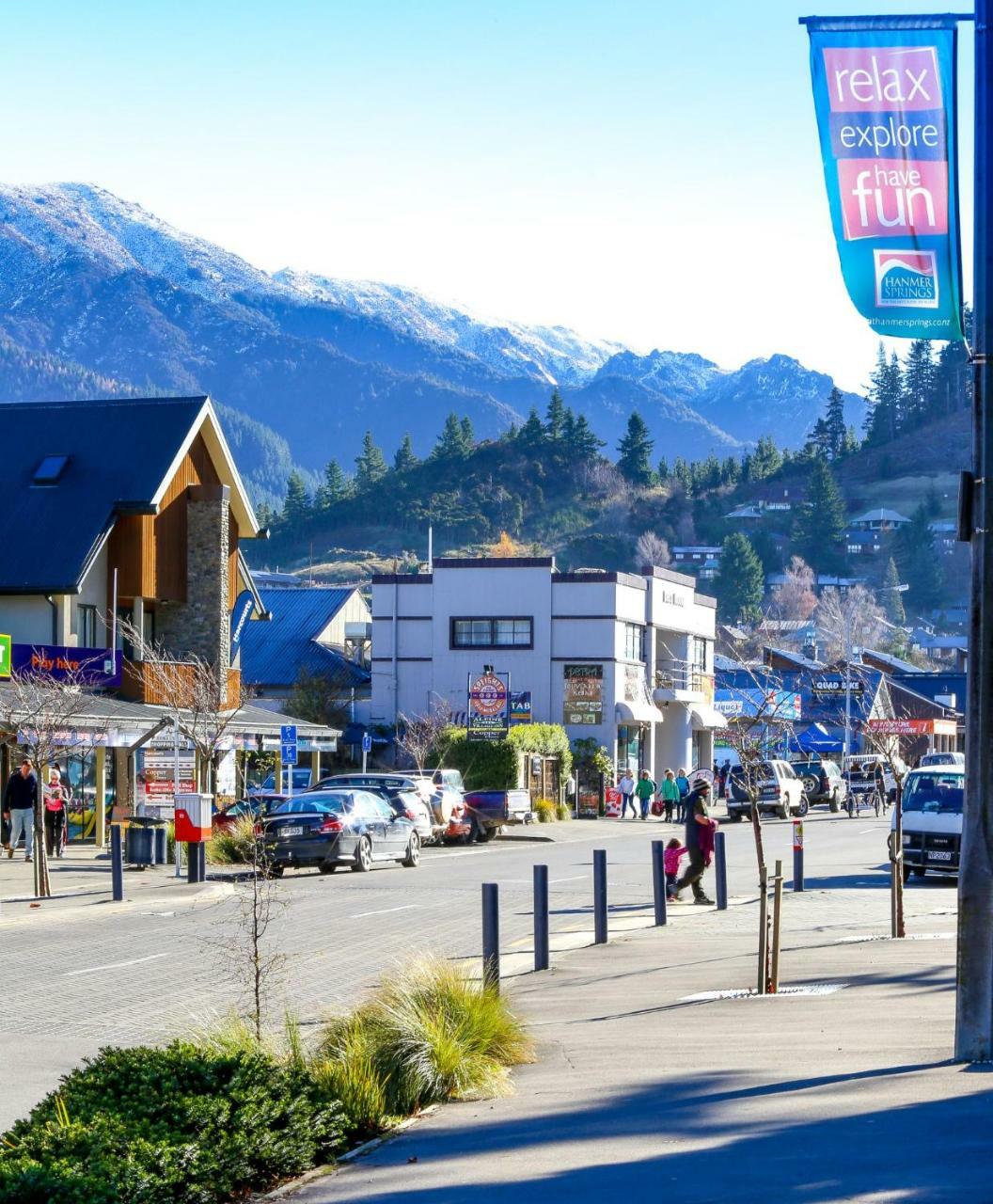 Village Lake Apartments Hanmer Springs Bagian luar foto